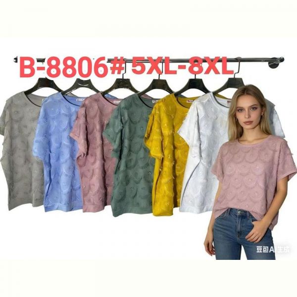 Футболка Estima B8806 l.blue
