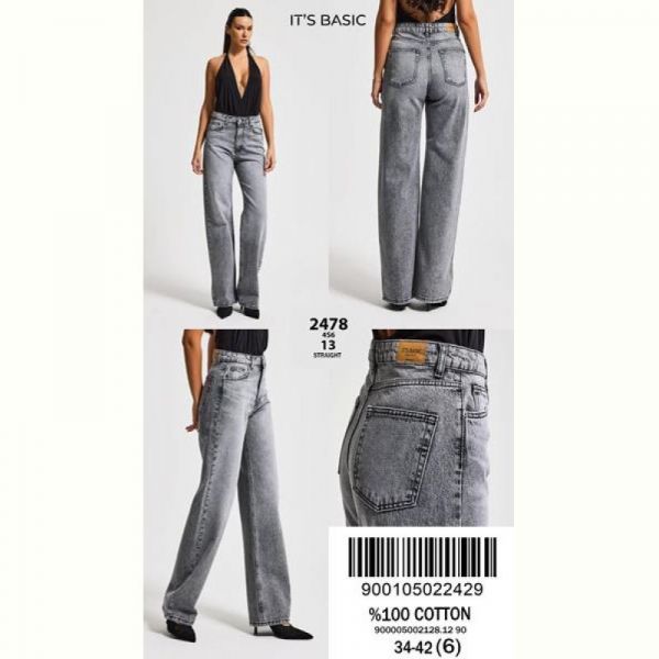 Джинсы Maxim Jeans 2478-13 grey