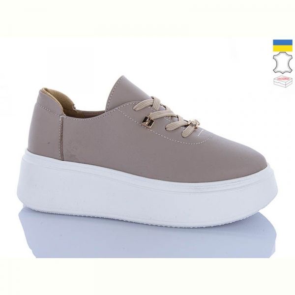 Кроссовки Garti 4090 беж шкіра