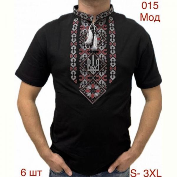 Вышиванка Надийка ND778-015 black