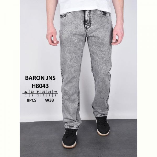 Джинсы God Baron H8043 grey