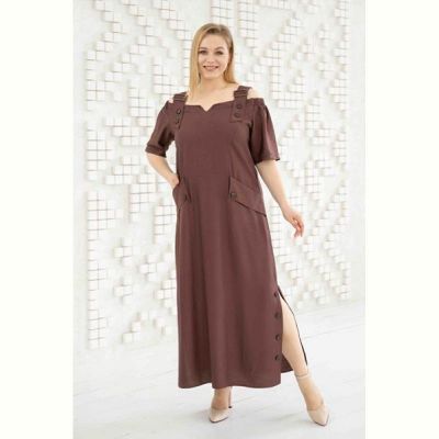 Платье Romeo life RL1001 brown
