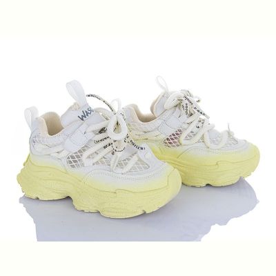 Кроссовки Apawwa D86609-1 white-yellow