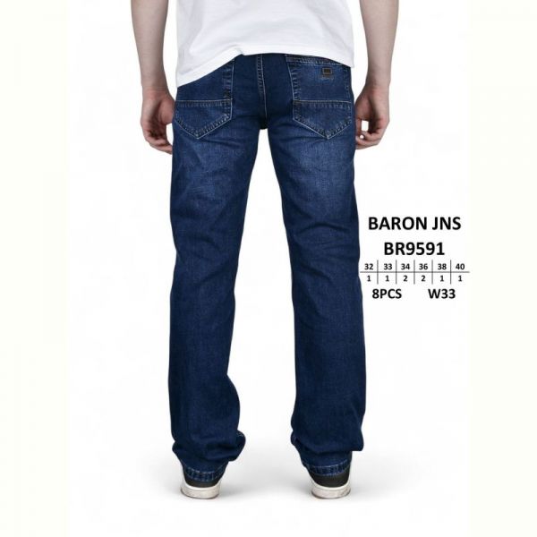 Джинсы God Baron BR9591 blue