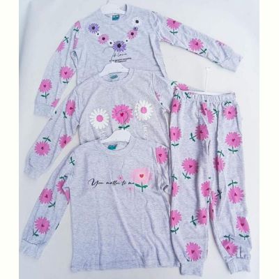 Пижама Meloria 1005-5 grey-l.pink