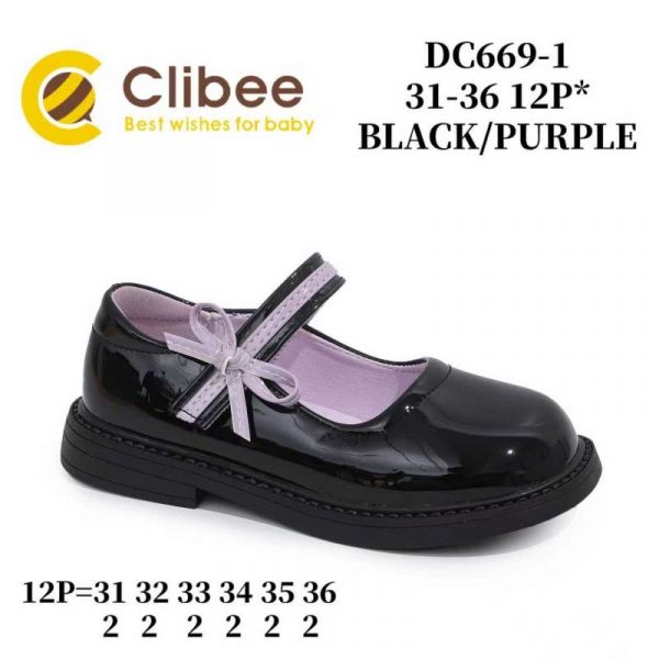 Туфли Clibee AMB-DC669-1 black-purple