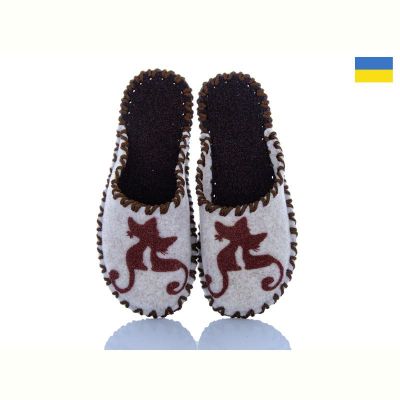 Тапочки Vends 217W молочний