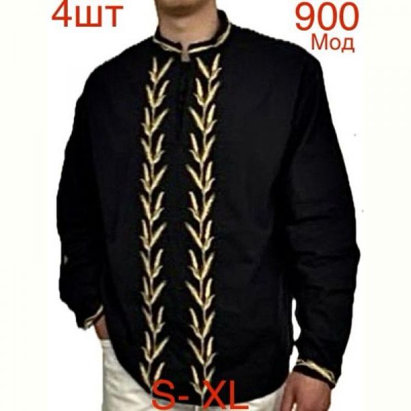 Вышиванка Надийка ND659-900 black