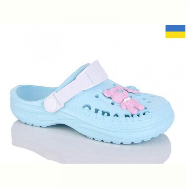 Кроксы Demur 6009 бірюзовий