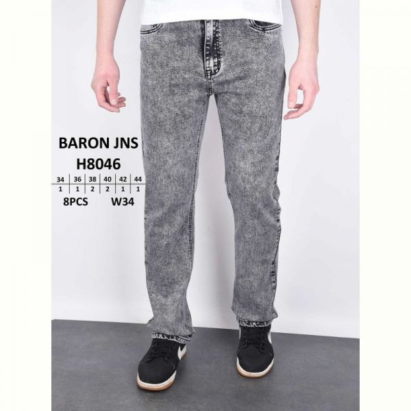 Джинсы God Baron H8046 grey