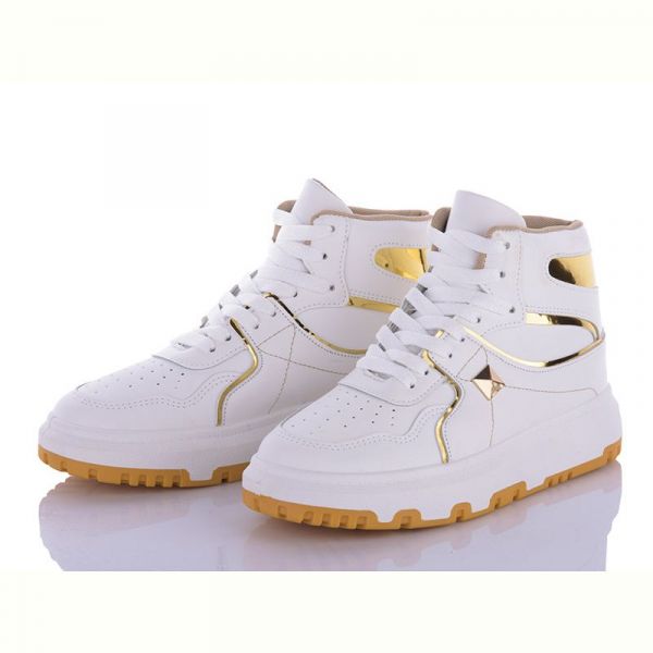 Ботинки Панда BK72 white-golden