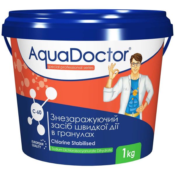 Хлор AquaDoctor C-60 1 кг в гранулах 015540