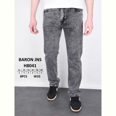 Джинсы God Baron H8041 grey