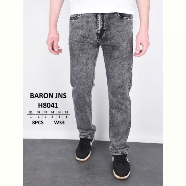 Джинсы God Baron H8041 grey