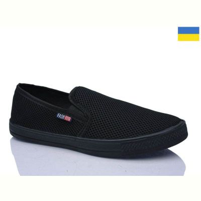 Слипоны Demur 6-042 чорний