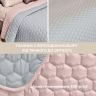 Покрывало на кровать Silhouette 240x260 IDEIA двухстороннее прочная стежка ткани антиаллергенное мята