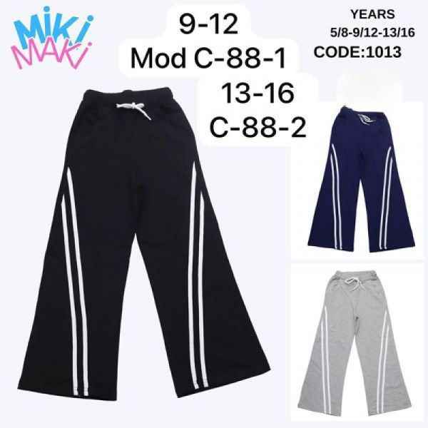 Штаны спорт Miki Maki C88-2 black