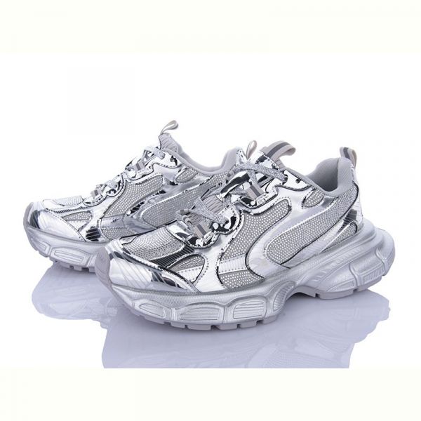 Кроссовки Apawwa A1335 white-silver