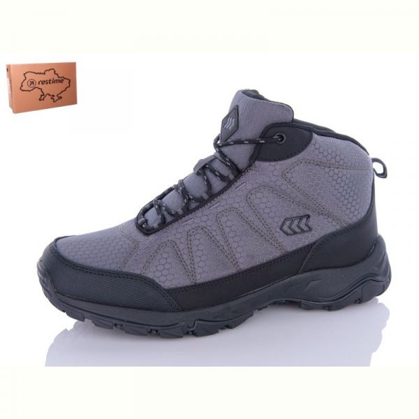 Кроссовки Restime PMZ23566 d.grey-black