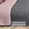 Покрывало на кровать Silhouette 220x240 IDEIA двухстороннее прочная стежка ткани антиаллергенное серое