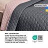 Покрывало на кровать Silhouette 220x240 IDEIA двухстороннее прочная стежка ткани антиаллергенное серое