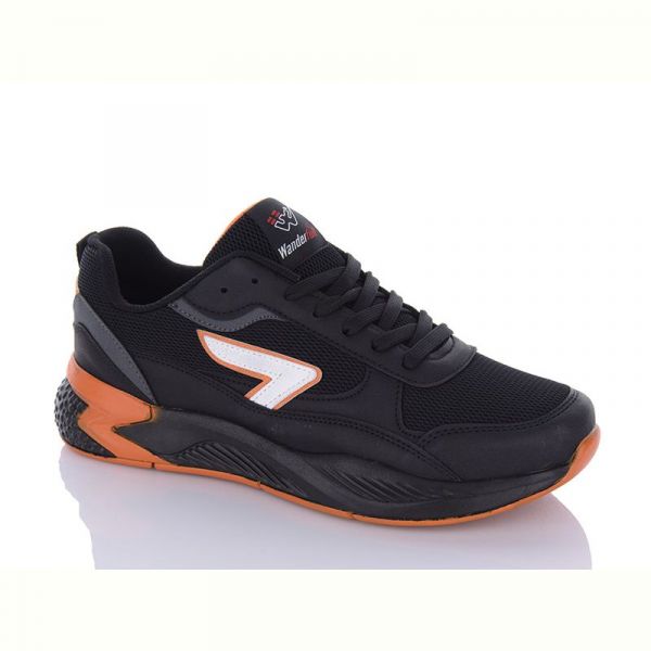 Кроссовки Wanderfull 4217 black-orange (40-45)
