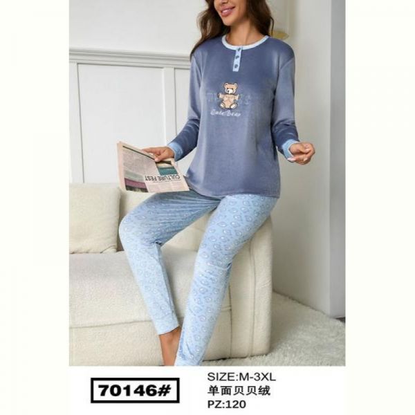 Пижама Brilliant B70146 l.blue