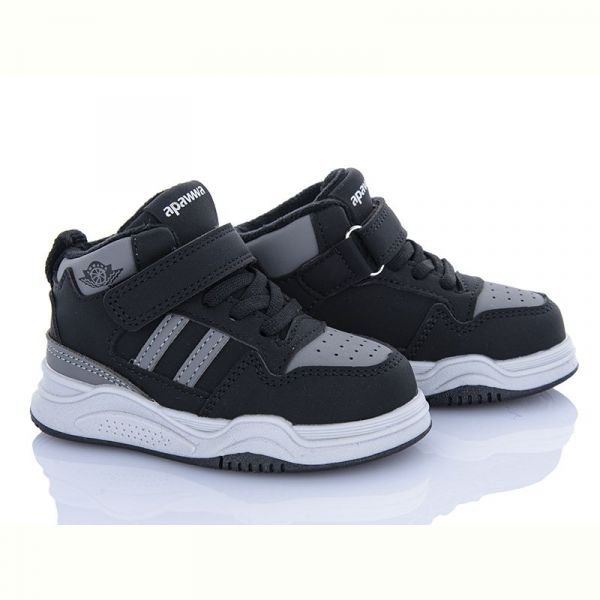 Кроссовки Apawwa T6526 black-grey