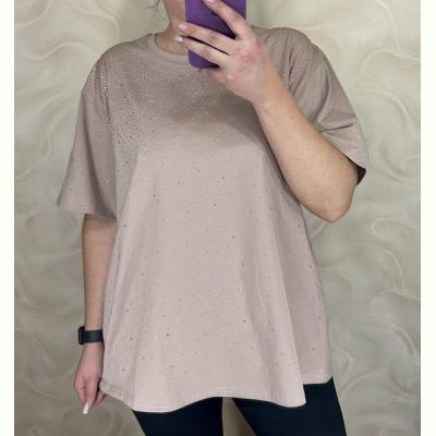 Футболка LeVisha 26002 d.beige