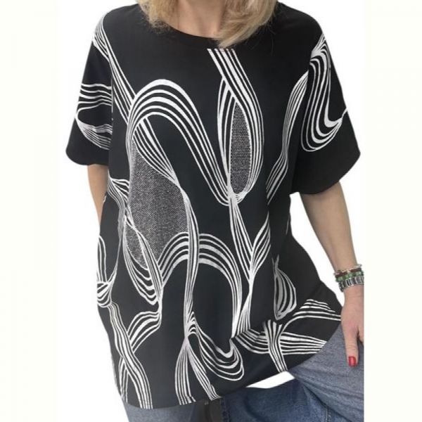 Футболка Elena&Vika 26010 black