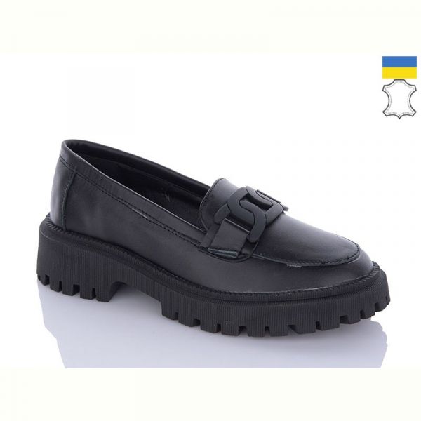 Туфли Garti 417 чорний шкіра