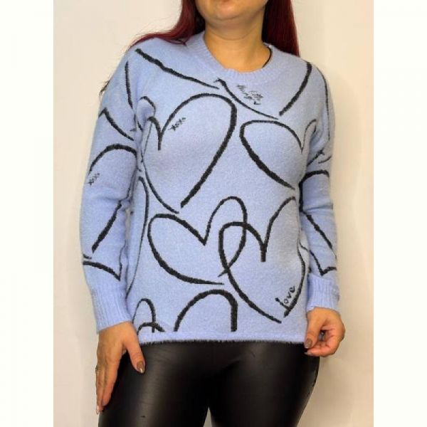 Свитер Kosta 12597 l.blue