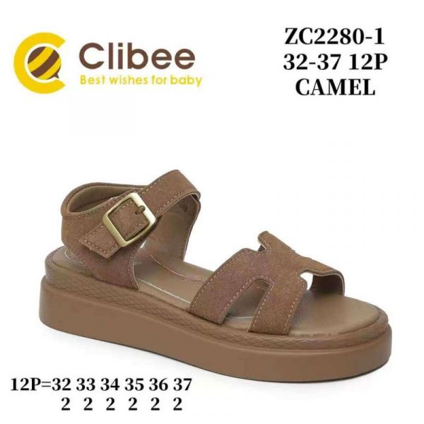 Босоножки Clibee Ber-ZC2280-1 Camel