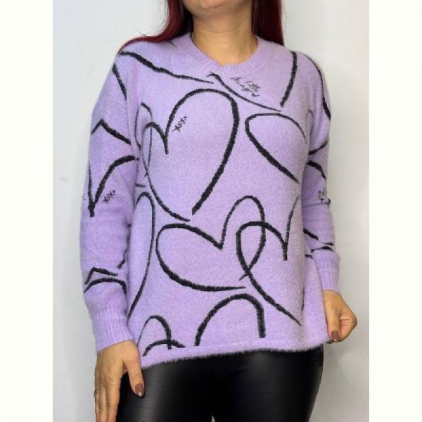Свитер Kosta 12597 lilac