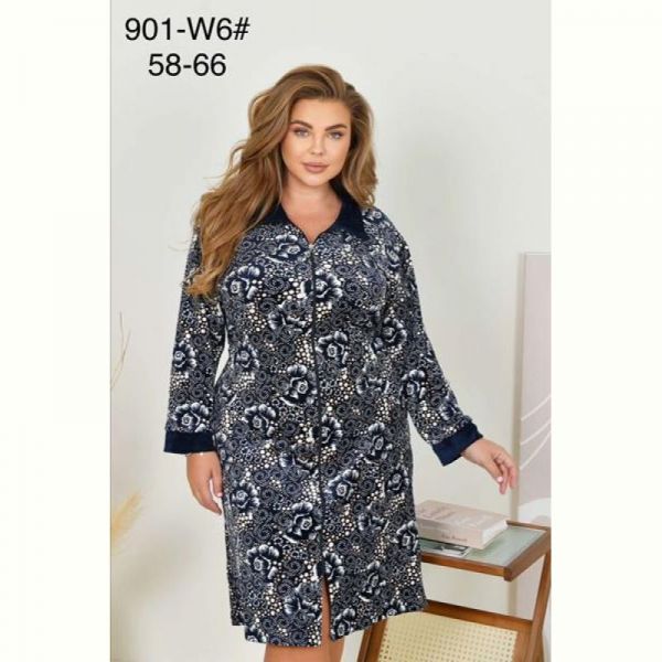 Халат Brilliant 901-W6 navy