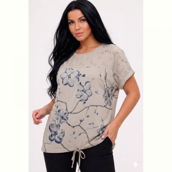 Футболка LeVisha 26017 l.beige