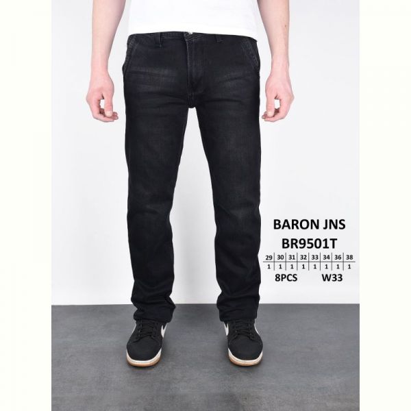 Джинсы God Baron BR9501T black