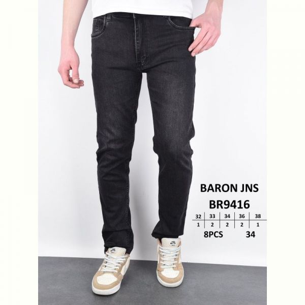 Джинсы God Baron BR9416 black