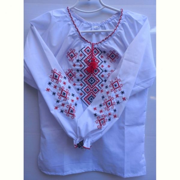 Вышиванка Кузя 034 white