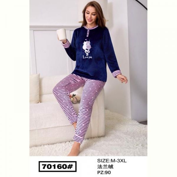 Пижама Brilliant B70160 navy