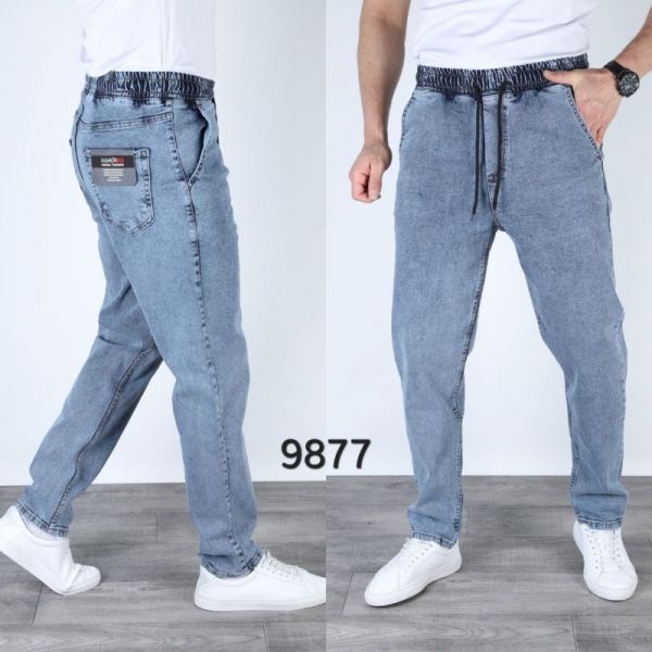 Джинсы God Baron 9877 l.blue