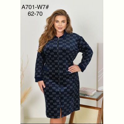 Халат Brilliant A701-W7 navy