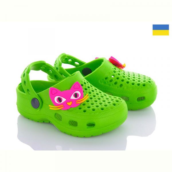 Кроксы Tismel ТС крокси 02 салатовий