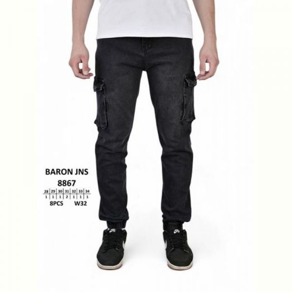 Джинсы Baron Jeans 8867 black