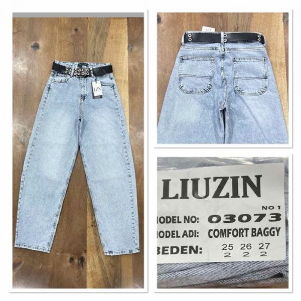 Джинсы Maxim Jeans 03073-1 l.blue
