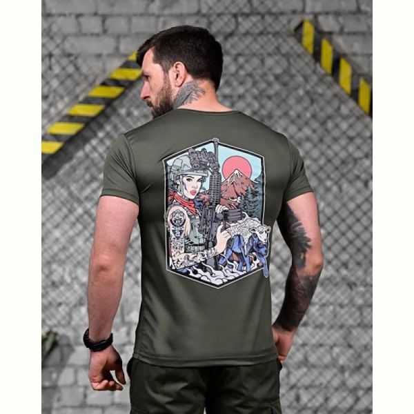Футболка Madoka 907 khaki