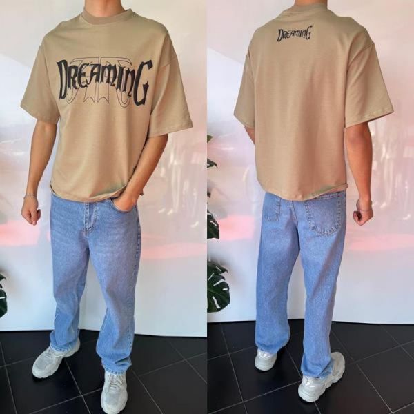 Футболка i8denim 2022 beige