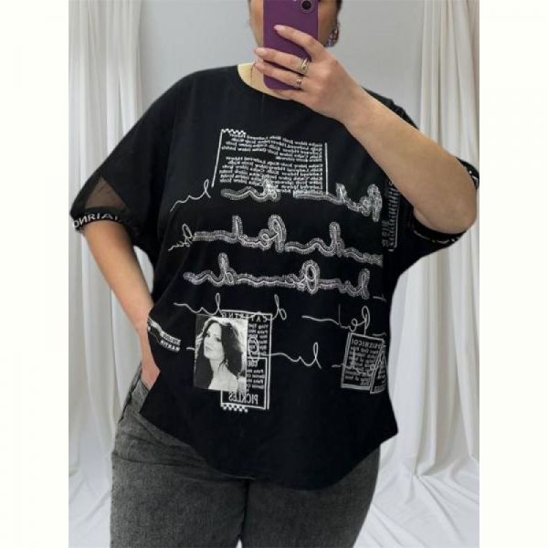 Футболка LeVisha 25316 black