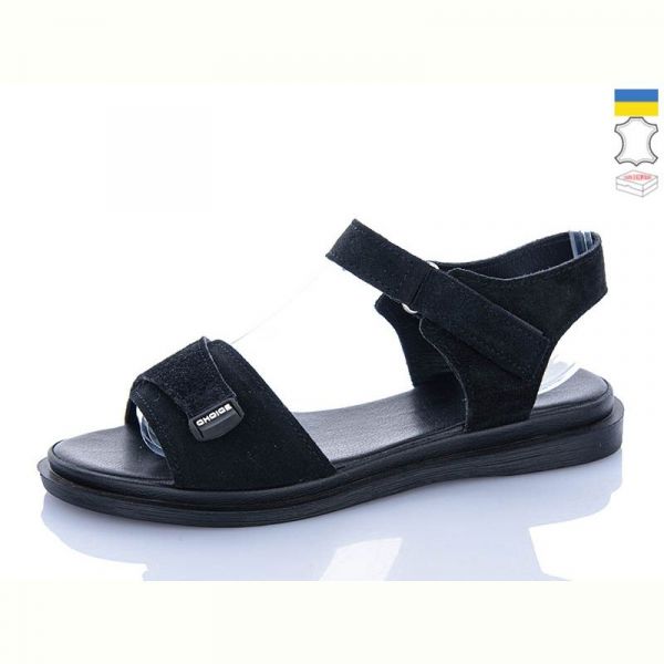 Босоножки Sali 702 чорний з чор-п.