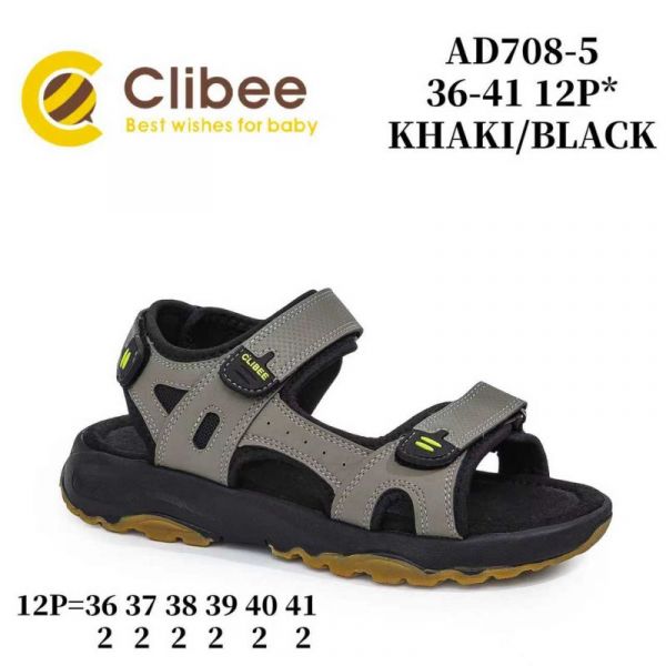 Босоножки Clibee ApM-AD708-5 khaki-black
